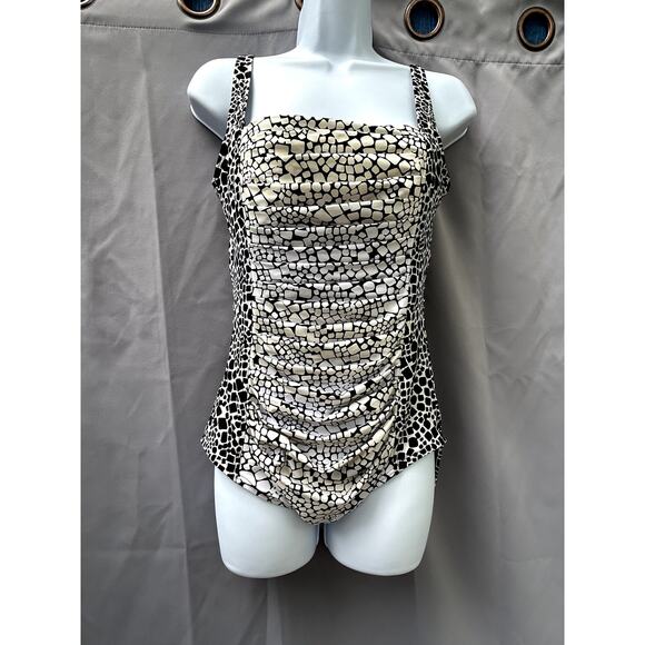 Calvin Klein Black Swimsuit Sz 10 - Picture 7 of 8